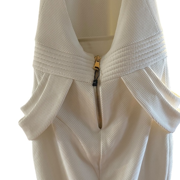 ZHIVAGO Rise Textured Halter Dress White 4 NWT - Picture 8 of 13